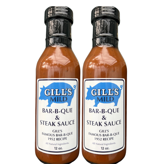 GILL'S BBQ™ BAR-B-QUE Sauce - MILD - [ TWO PACK ]