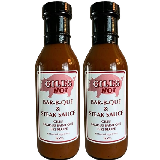 GILL'S BBQ™ BAR-B-QUE & STEAK Sauce  - 🔥 HOT 🔥 [ TWO PACK ]