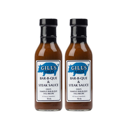 Gills BBQ & Steak Sauce Mild Two Pack